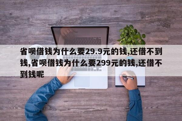 省呗借钱为什么要29.9元的钱,还借不到钱,省呗借钱为什么要299元的钱,还借不到钱呢
